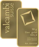 50 гр. Златно кюлче Valcambi
