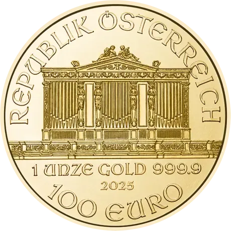 1 oz Златна монета Виенска Филармония