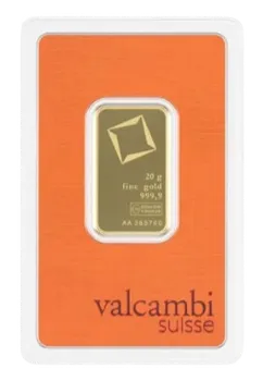 20 гр. Златно кюлче Valcambi