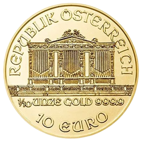 1/10 oz Златна монета Виенска Филармония